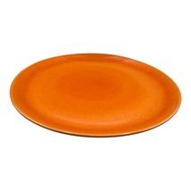 Metlox Poppytrail 14” Chop Plate Charger Burnt Orange California Pottery - $38.30
