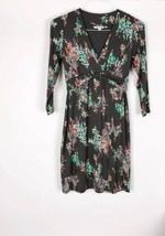 Boden Tunic Green Dress  Sz. US 4R floral V neck - $52.00