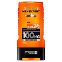 L&#39;Oreal Paris Men Expert Hydra Energetic Shower Gel 300ml - £13.58 GBP