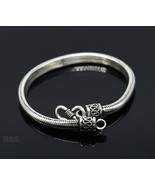 5.5mm 925 sterling silver handmade snake chain bracelet, D shape chain b... - $122.25 CAD+