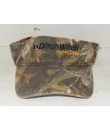 Ditch Witch Camo Sun Visor Hat Camouflage Hunt Golf Beach Cap Adjustable - $295.94 MXN