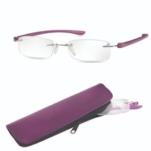 +2.0 Eschenbach Reading Glasses, Ready-Made Readers Purple Frame Lightwe... - $54.18 CAD