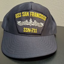 Vintage USS San Francisco SSN-711 Submarine Dolphins US Navy Sub Hat - £29.02 GBP