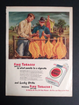 1947 Lucky Strike Cigarette Tobacco General Mills Cut Vintage Magazine P... - $14.99