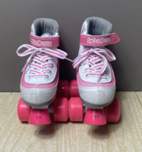 Roller Derby Fire Star Girls Pink Roller Skates Brand New Size Jr. 12 Kid - £14.94 GBP