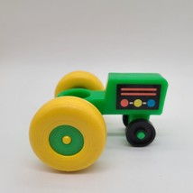 Vintage Fisher Price Toys Little People 1960's 70's Green Tractor - $9.22