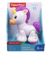 Fisher-Price Unicorn Clicker Pal Toy- Ages-6M+ Develops, NEW - £8.30 GBP
