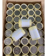 5 Rolls Sealed Kennedy Half Dollar Roll From Fed Bank Box OBW Coin Roll Hunting - $76.62