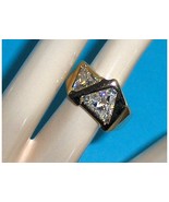 Technibond Simulated Diamond CZ Ring Size 8 - £31.48 GBP