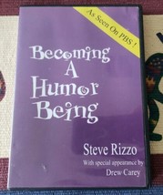BECOMING A HUMOR BEING DVD - Steve Rizzo special guest Drew Carey-As See... - $14.84