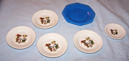 Vintage Lot of 6 Assorted Child&#39;s Ceramic, Glass Plates - £7.50 GBP
