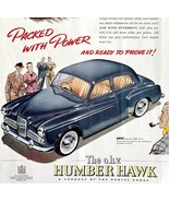Humber Limited Hawk Cat 1955 Advertisement Automobilia UK Import DWII4 - $55.08 CAD