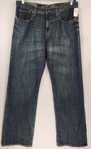 Old Navy Jeans Mens 36 X 36 Blue Denim Mid Rise Distressed Straight Leg ... - $31.68