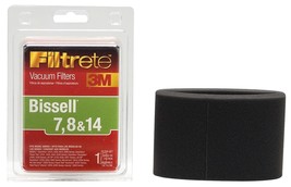 NEW 3M Filtrete Bissell 7/8/14 Single Allergen Vacuum Filter 66878A cleanview - £3.76 GBP