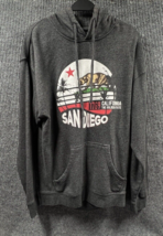 Point Sportswear Sweatshirt Hoodie Mens XL Grey San Diego California Sou... - $23.81