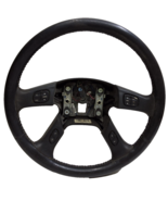 03 04 05 06 GMC Sierra Chevy Silverado black leather steering wheel P103... - €106,73 EUR