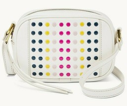Fossil Maisie White Colored Dots Oval Crossbody Bag SHB2444982 NWT $118 MSRP FS - £51.74 GBP