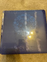 NLA Creative Memories 12x12 Cobalt Foiled Seasonal Sentiments Album Cover - New - £29.10 GBP