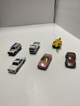 Lot of Six 1980s Matchbox - Lincoln, Porsche, Cadillac, Volvo, Jeep, Mobile Cran - £7.76 GBP