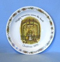 Holly Hobbie Happy Memories Christmas 1972 Collector&#39;s Plate American Gr... - £7.16 GBP