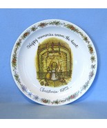 Holly Hobbie Happy Memories Christmas 1972 Collector&#39;s Plate American Gr... - $8.00