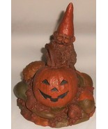 1984 #44 Tom Clark  HAL GNOME FIGURINE Halloween Theme w/Pumpkin SIGNED ... - £31.55 GBP