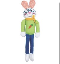 Long Leg Bunny Rabbit Plush 12&quot; Stuffed Animal Country Spring Easter Basket Gift - £11.90 GBP
