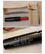 P S Olt Perfect Deer Game Call Model R-25 Hard Rubber Box Paper - $27.14 CAD