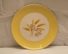Old Vintage Autumn Gold 10&quot; Dinner Plate by Century Service Corp. Alliance Ohio - £15.81 GBP