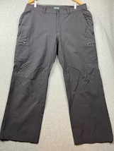 LL Bean Water-Resistant Hiking Pants Men Size 38 x30 Outdoor Cargo Zipper - £23.80 GBP