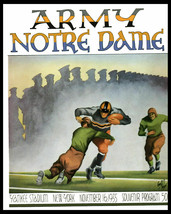 1935 ARMY VS NOTRE DAME 8X10 PHOTO BLACK KNIGHTS FIGHTING IRISH NCAA FOO... - $4.94