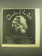 1945 Charles of the Ritz Permanent Wave Ad - $18.49