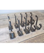 10 METAL HOOKS COAT HAT RACK HEAVY DUTY 3 1/2&quot; IRON STORAGE POTS CLOSET ... - €25,48 EUR