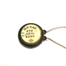 470pf ISO-CAP 500v CRC Capacitor 470 pf / 500 v - £4.28 GBP