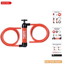 Universal Fluid Transfer Pump - Leak-Free Oil Siphon for Cars and RVs - $36.58