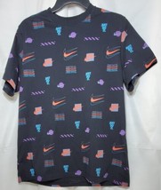 Nike NSW Brandmarks Printed Just Do It T Shirt Men Size Large DB6176 010 - £11.96 GBP