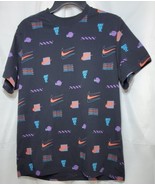 Nike NSW Brandmarks Printed Just Do It T Shirt Men Size Large DB6176 010 - £11.82 GBP