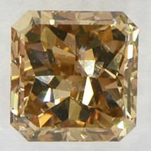 Radiant Cut Diamond Natural Fancy Brown Loose 1.00 Carat SI2 IGI Certificate - £1,109.79 GBP