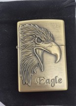 Sharp Brass Kantai Regal Eagle Lighter W/Raised Detail - $12.30
