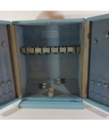 Upright 1847 ROGERS BROS FLATWARE WOOD STORAGE BOX CHEST Wardrobe Style ... - $62.04