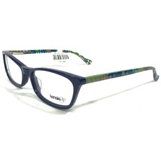 Kensie Girl Moody NV Kids Eyeglasses Frames Blue Green Cat Eye 49-15-130 - £36.47 GBP