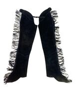 Charcoal Black Western Fringe Chaps - $85.00