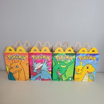 Pokemon McDonald’s Happy Meal Boxes Complete Set Of 4 2025 Collab Easter... - $9.99