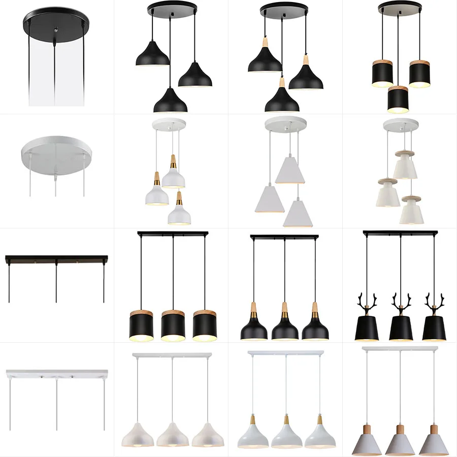 DIY Combine Pendant Lights Nordic Pendant Lamp In Kitchen Modern Hanging... - $30.51+