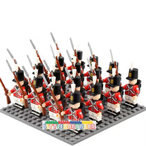 16PCS Napoleonic Wars British Fusilier Soldiers Minifigure Building Block Toys - £22.96 GBP