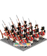 16PCS Napoleonic Wars British Fusilier Soldiers Minifigure Building Block Toys - $28.98