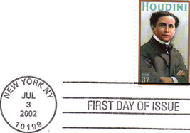 Houdini First Day Issue - £2.35 GBP