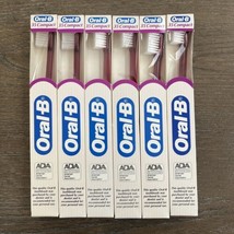 6 Pack VINTAGE 1988 Oral B 35 Compact Toothbrush Soft Bristles Sealed ALL RED!!! - £18.19 GBP