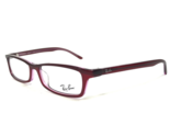 Ray-Ban Eyeglasses Frames RB5065 2154 Shiny Clear Burgundy Red Purple 52... - $74.75
