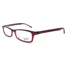 Ray-Ban Eyeglasses Frames RB5065 2154 Shiny Clear Burgundy Red Purple 52-15-135 - £58.80 GBP